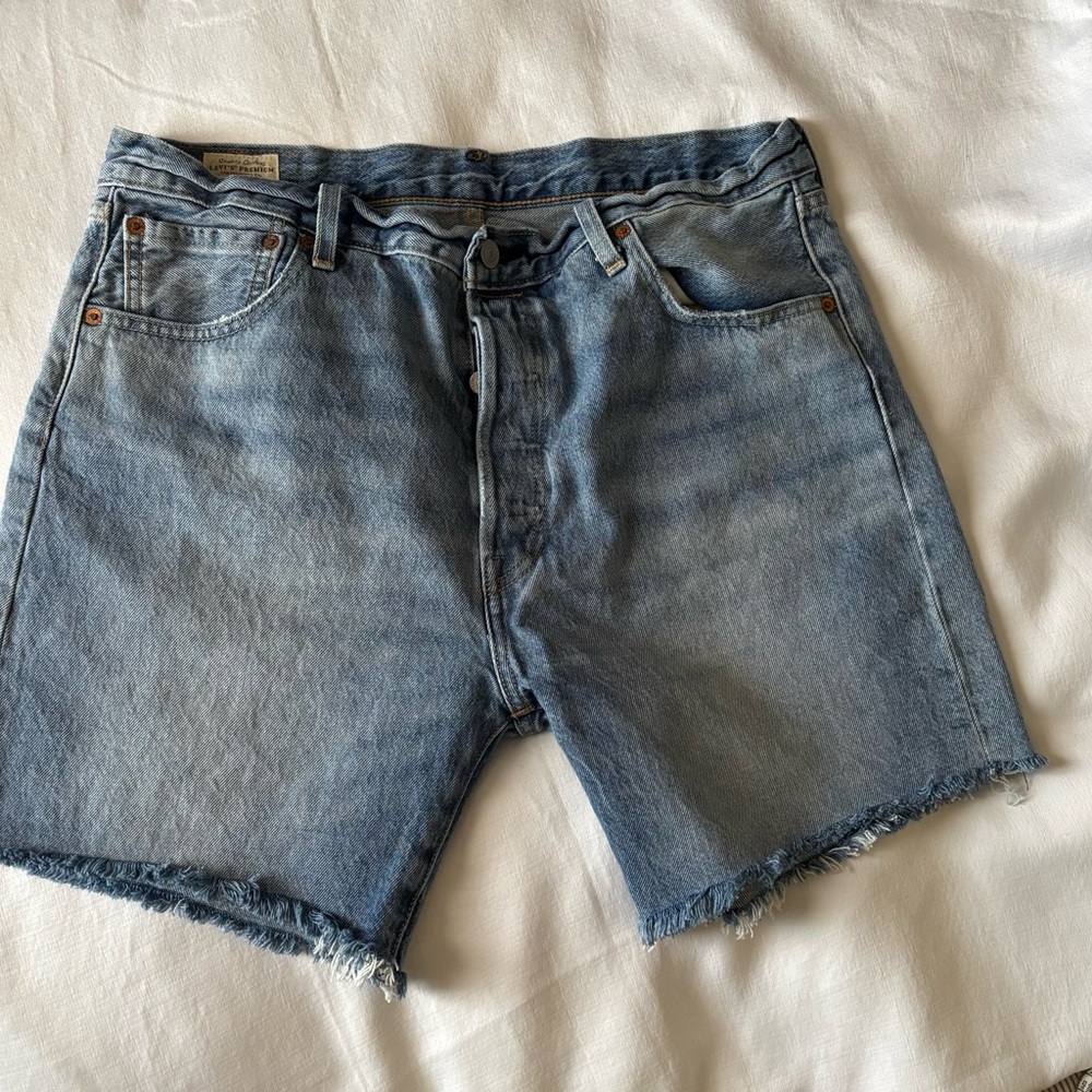 Levi's Light Blue Jean Shorts for Men